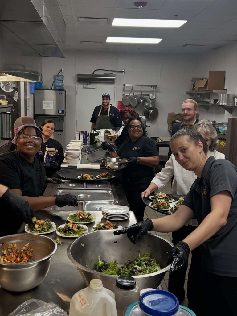 John 316 Center Taste Around the Lake 2025 group of chefs in kitchen